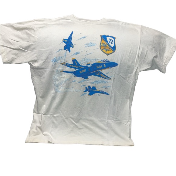 Early 90’s Navy Blue Angels T shirt. Global basic. - Picture 1 of 10
